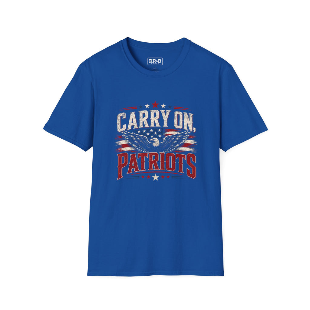 Carry On Patriots - Softstyle T-Shirt