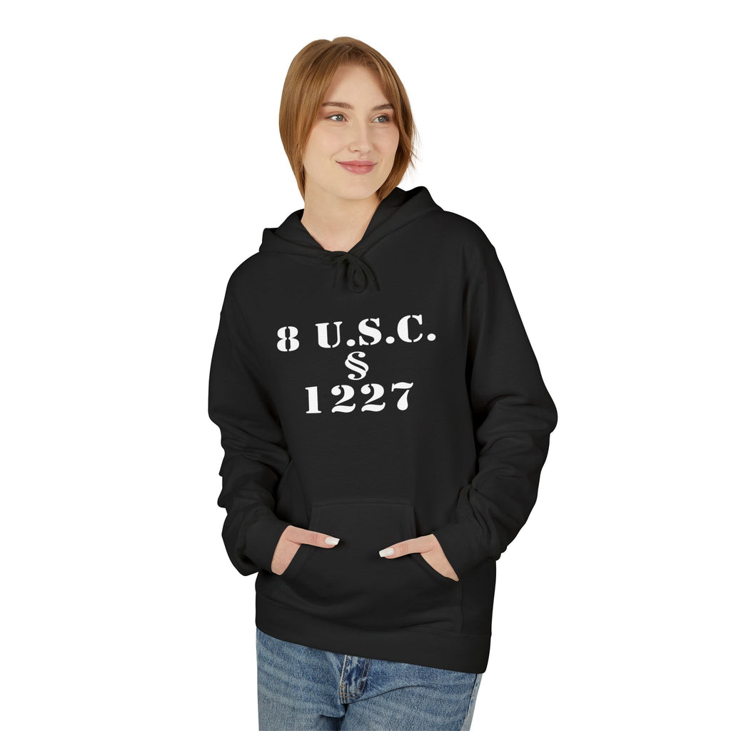 Statute 1227 - Black - Unisex Midweight Softstyle Fleece Hoodie