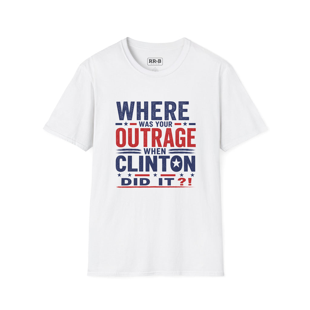Outrage!  Clinton - Softstyle T-Shirt