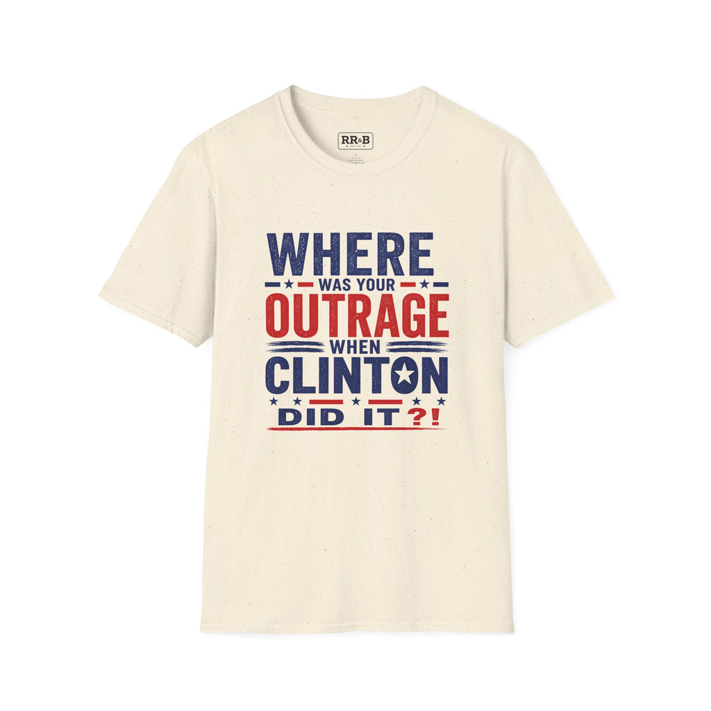 Outrage!  Clinton - Softstyle T-Shirt