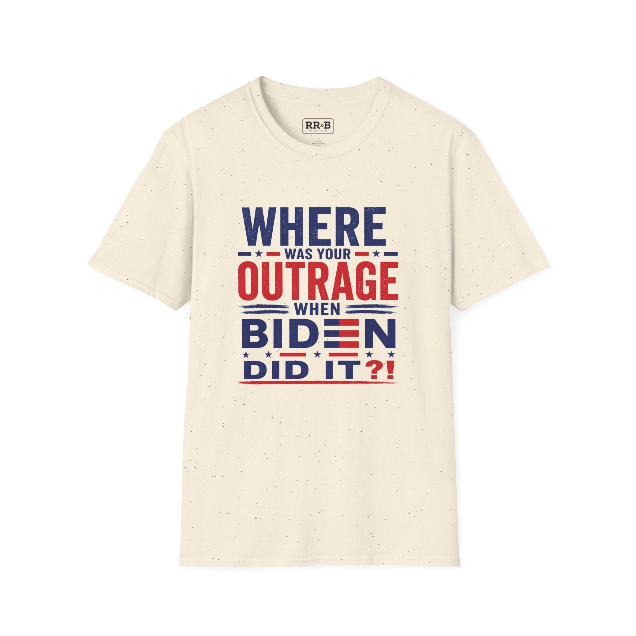 Outrage!  Biden - Softstyle T-Shirt