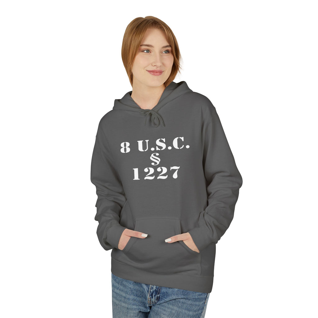Statute 1227 - Black - Unisex Midweight Softstyle Fleece Hoodie