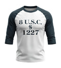 Statute 1227 - Unisex Three-Quarter Sleeve Raglan Shirt