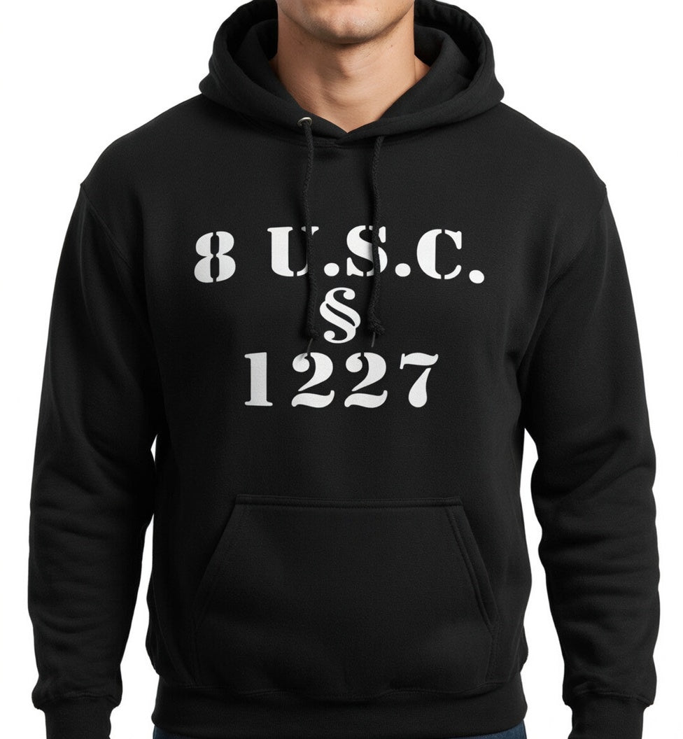 Statute 1227 - Black - Unisex Midweight Softstyle Fleece Hoodie