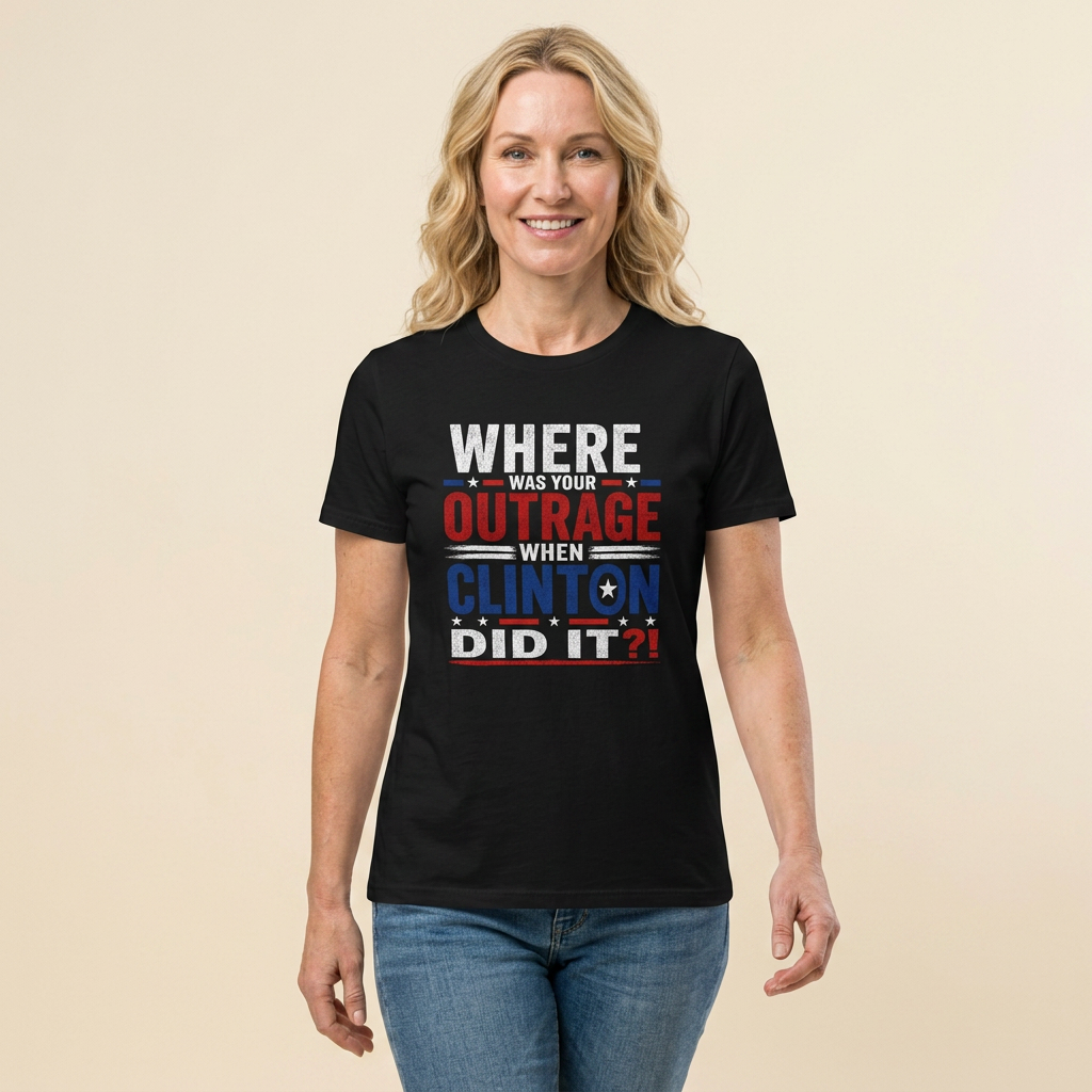 Outrage!  Clinton - Softstyle T-Shirt