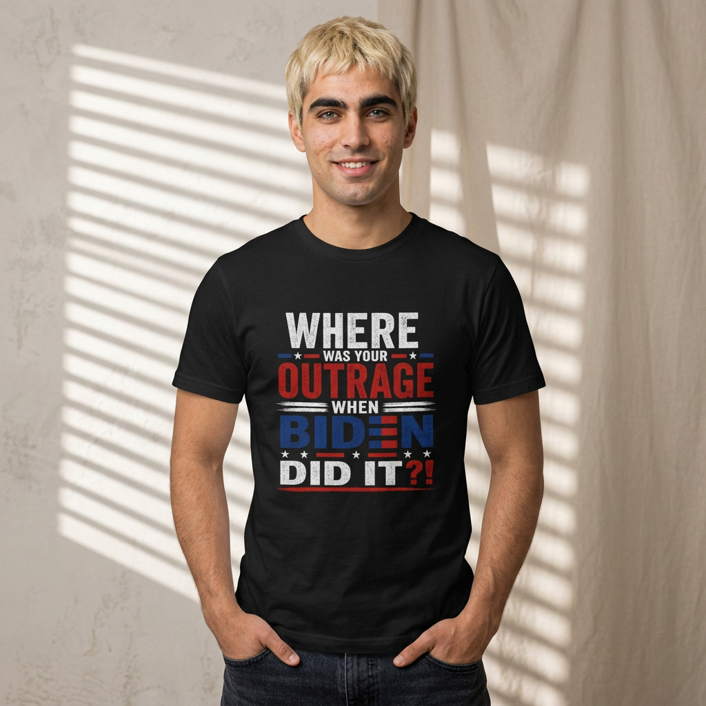 Outrage!  Biden - Softstyle T-Shirt