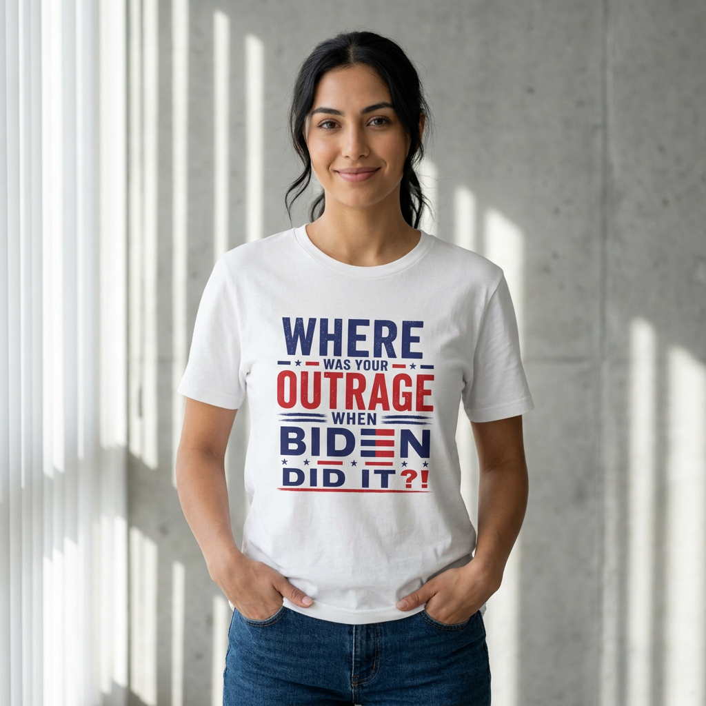 Outrage!  Biden - Softstyle T-Shirt