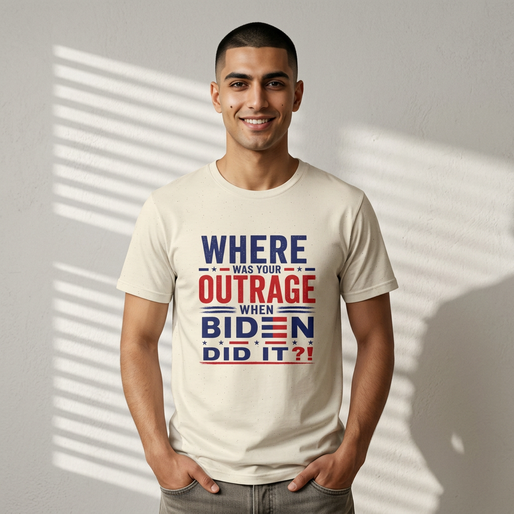 Outrage!  Biden - Softstyle T-Shirt