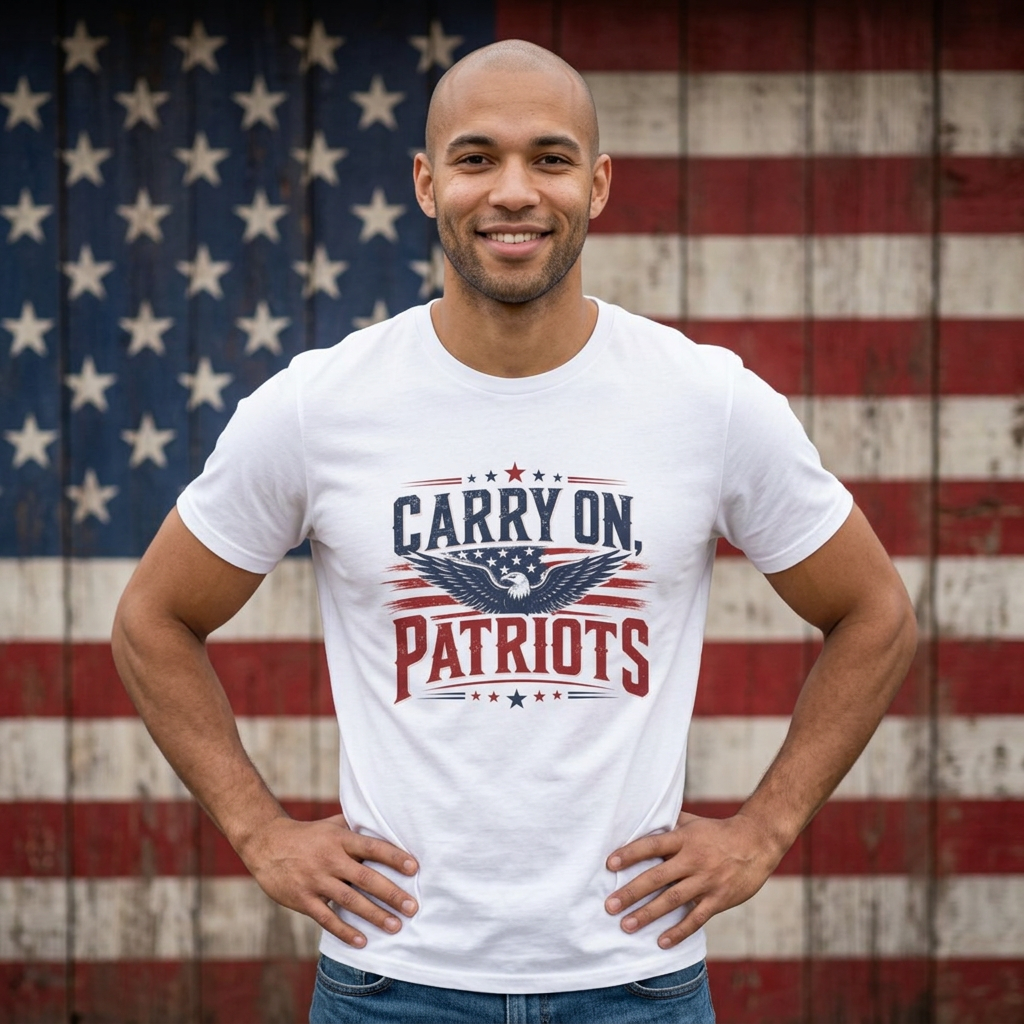 Carry On Patriots - Softstyle T-Shirt