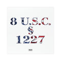 Statute 1227 - American Flag - Car Magnet