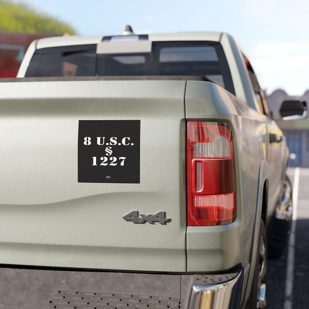 Statute 1227 - Black Car Magnet