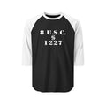 Statute 1227 - Unisex Three-Quarter Sleeve Raglan Shirt